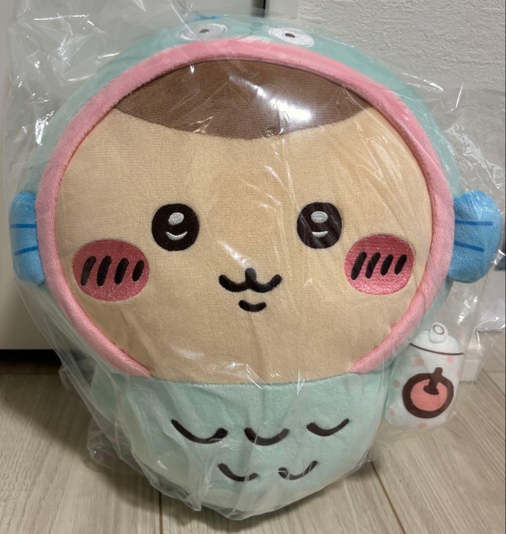 新品未開封　ちいかわ×サンリオ　BIG ぬいぐるみ　ハチワレ　くりまんじゅう