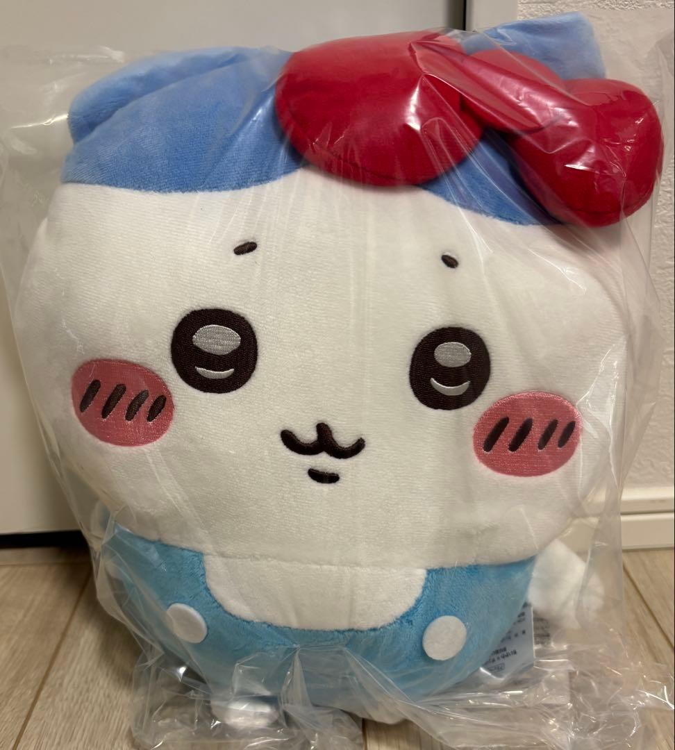新品未開封　ちいかわ×サンリオ　BIG ぬいぐるみ　ハチワレ　くりまんじゅう