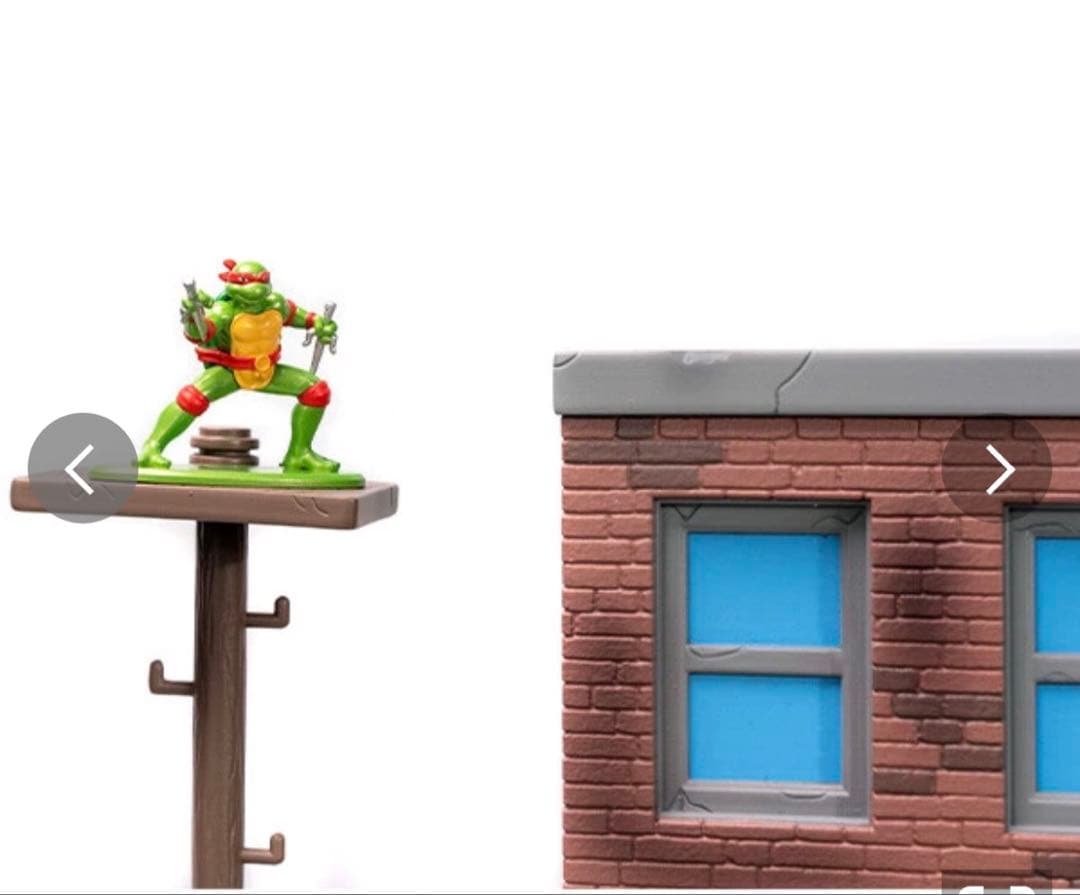 ミニカー TMNT TURTLE LAIR W/4 FIGURES + VEHICLE