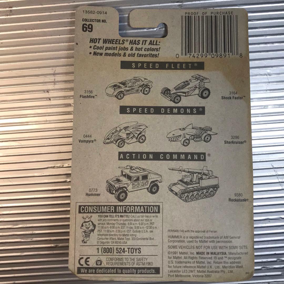 ミニカー HotWheels Ferrari F40