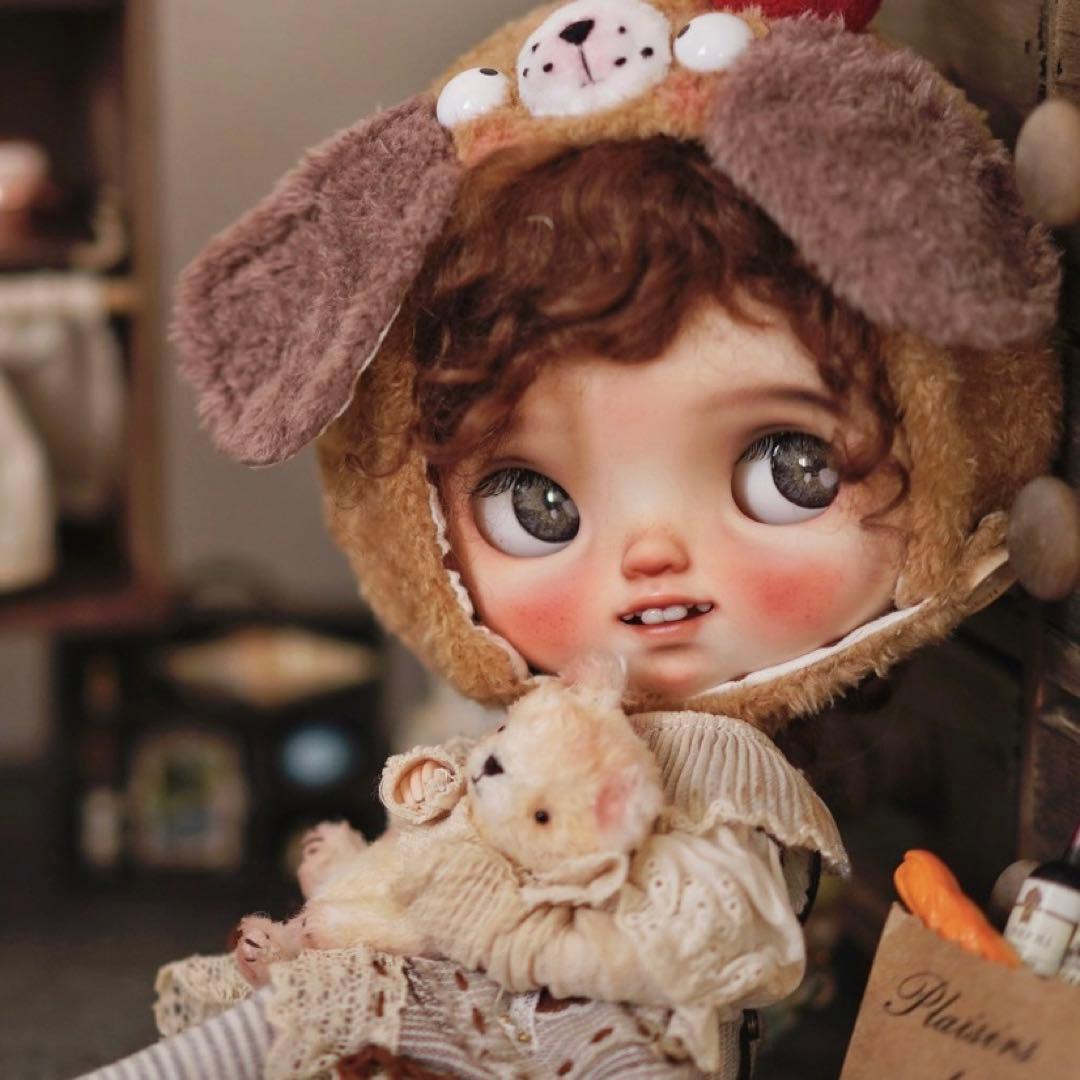 作家様カスタムブライス 人形 かわいい 個性的 笑顔 悪戯っ子 フルセット