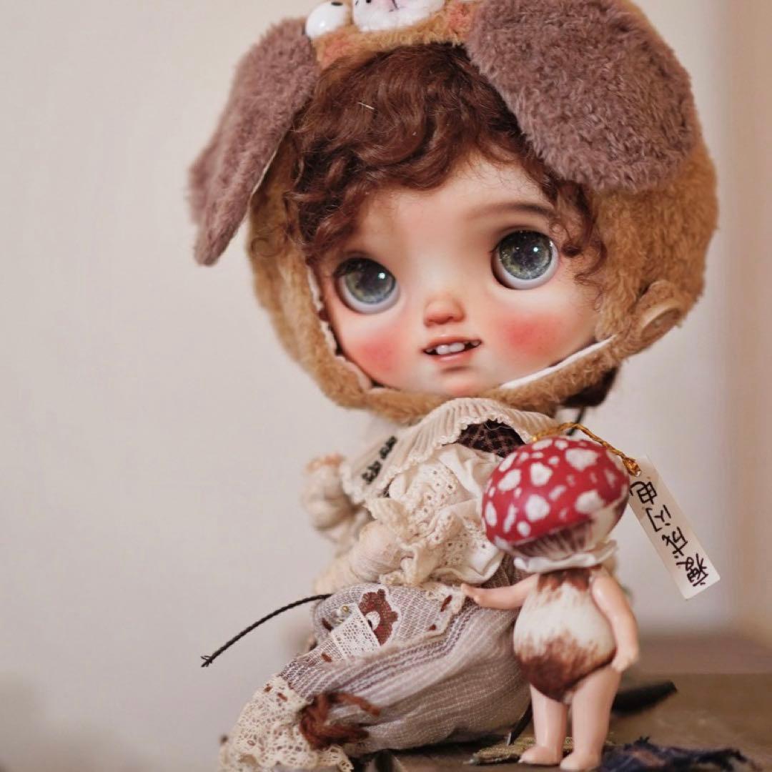 作家様カスタムブライス 人形 かわいい 個性的 笑顔 悪戯っ子 フルセット