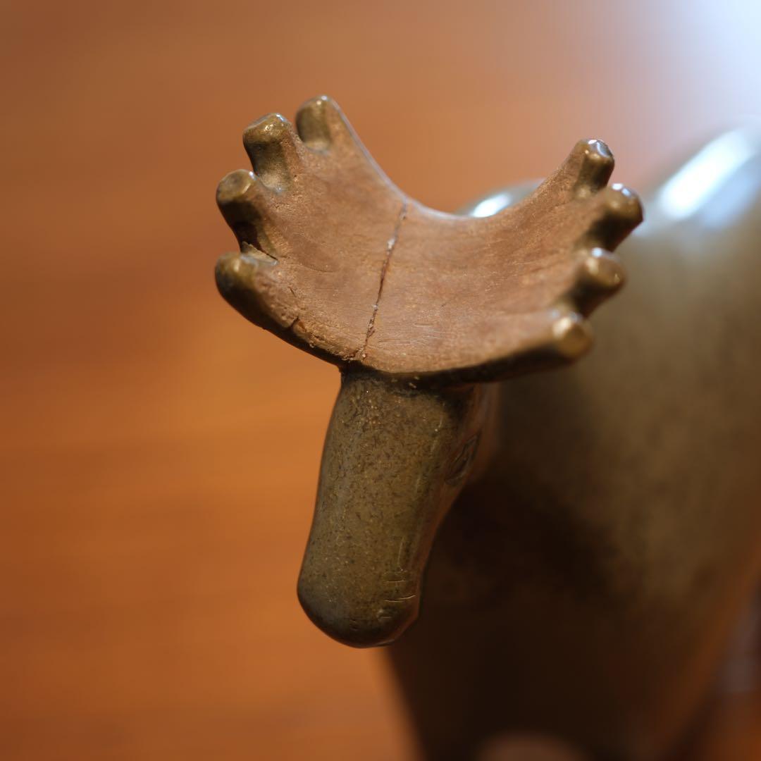 【ささ17】リサ・ラーソン 大きな動物園 ヘラジカ Lisa Larson