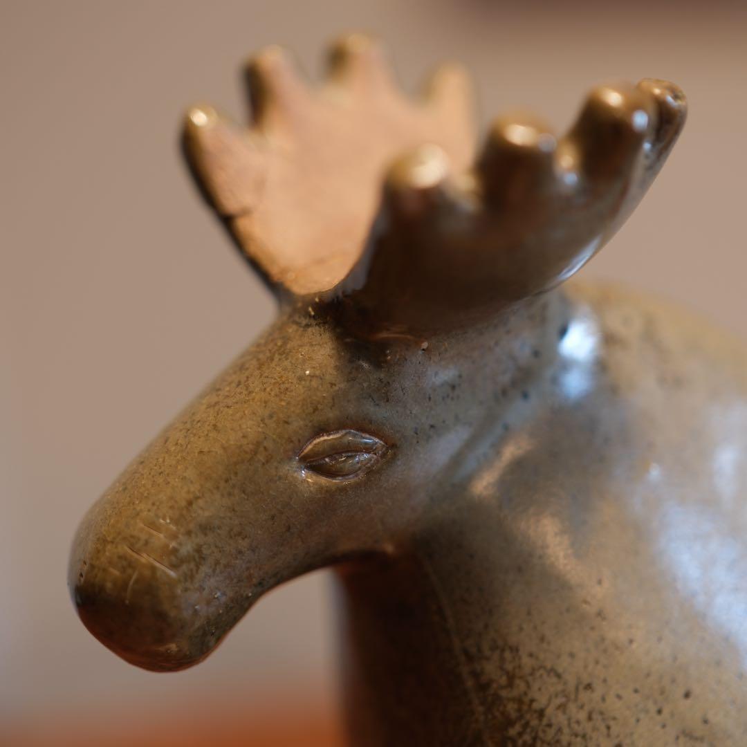 【ささ17】リサ・ラーソン 大きな動物園 ヘラジカ Lisa Larson