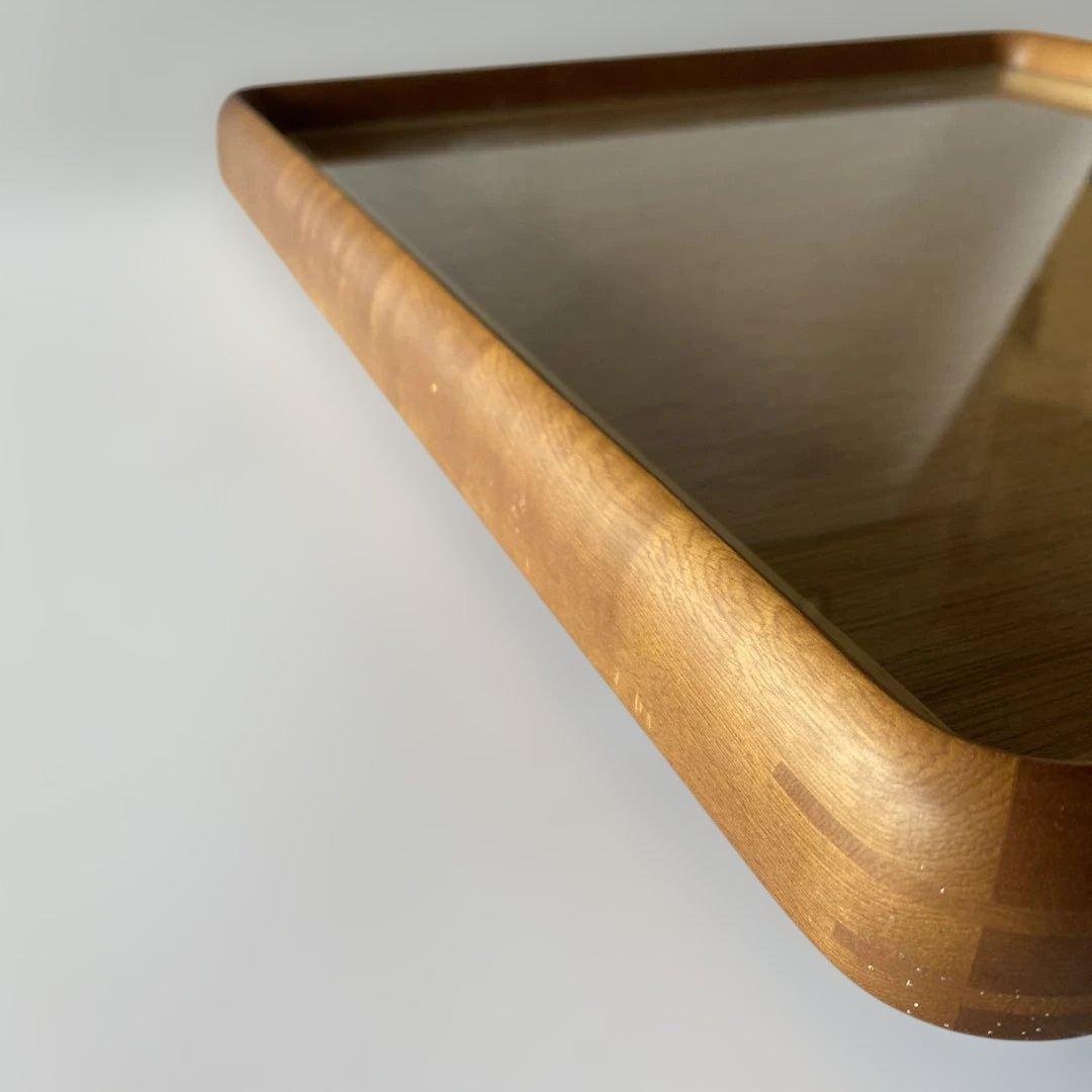 無垢材 アール曲線 額装 フレーム ジャパニーズモダン 北欧ヴィンテージ