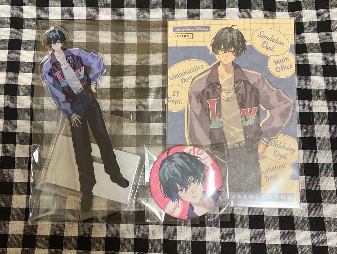 環野揺 アクリルスタンド ポストカード 缶バッジ ブレマイ Retro AGF