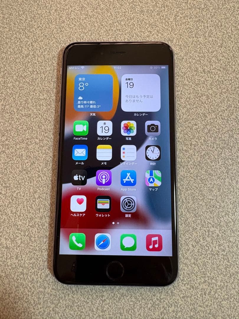 iPhone6s Plus スペースグレイ 64GB 100%