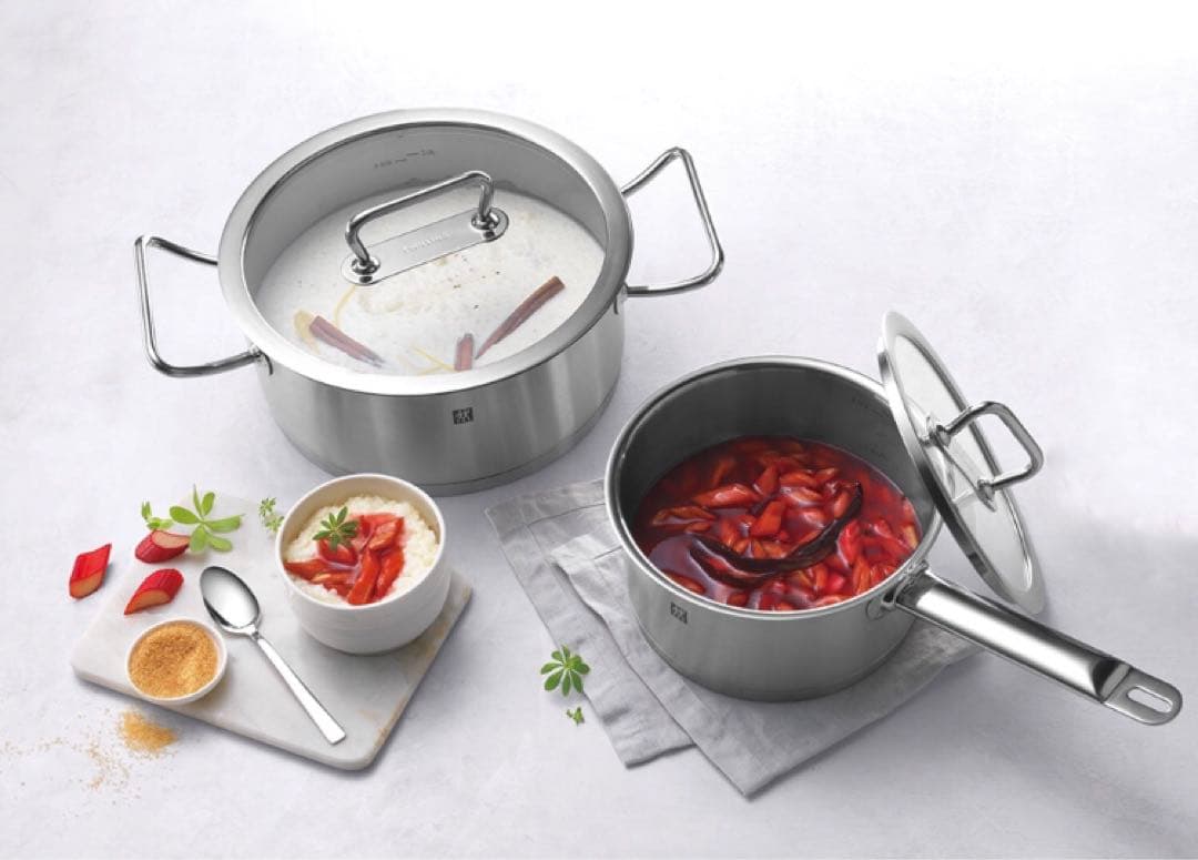 ツヴィリング♡ストックポット♡24cm♡ステンレススチール♡両手鍋