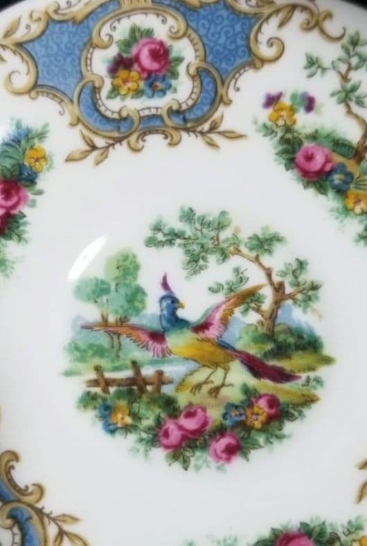 1940年代　コールポート『Broadway Blue』ティーセット