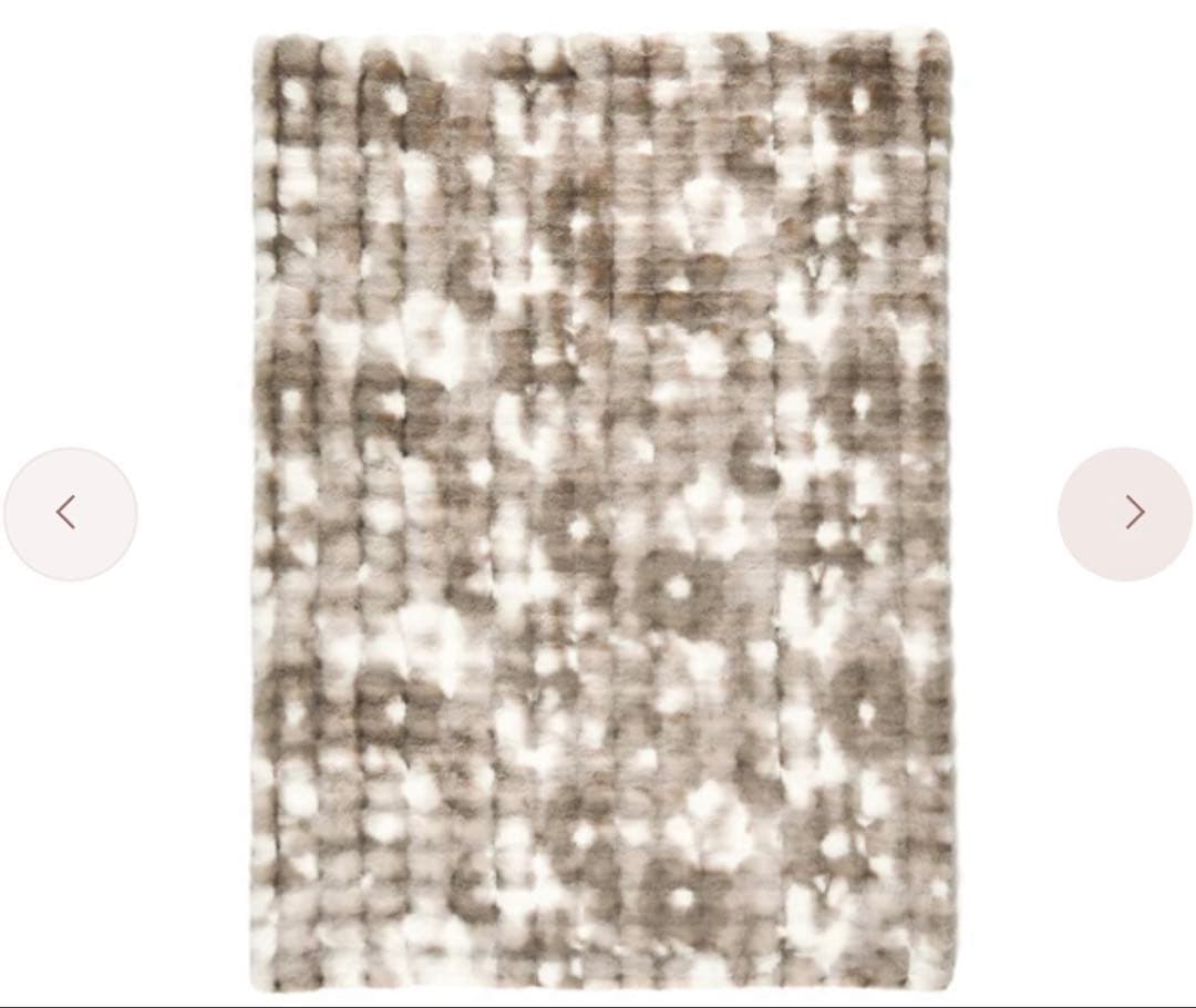 フランフラン WARMY ポコモコファー 掛け布団カバー シングル グレー