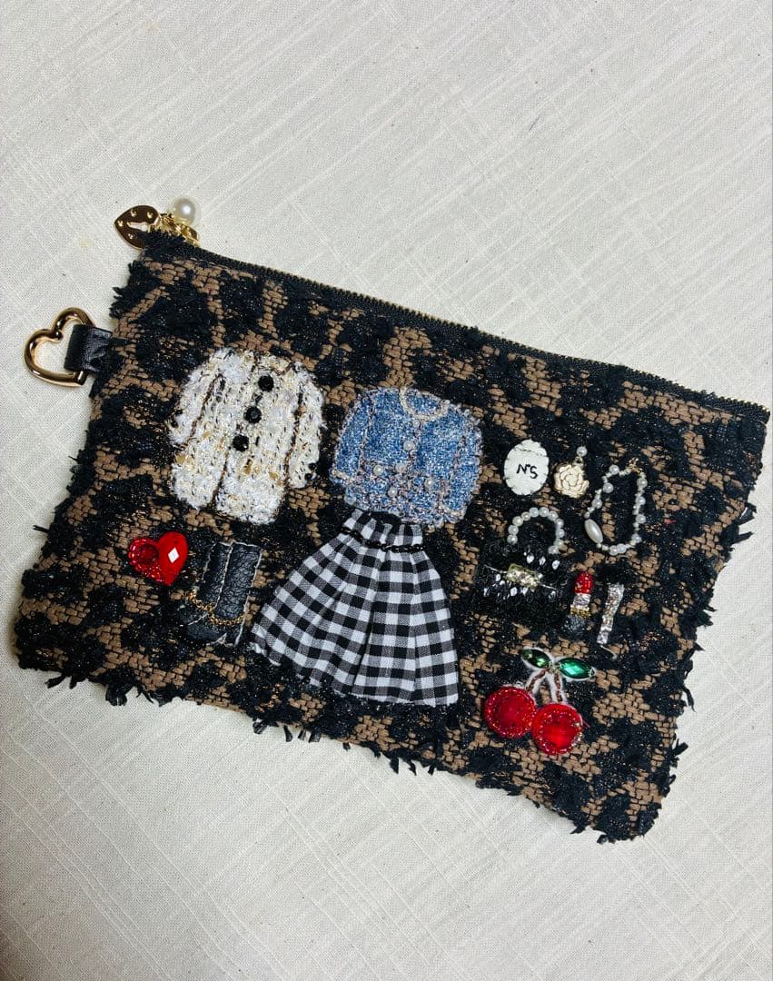 TR　ミロスツイードバッグ　ポーチ