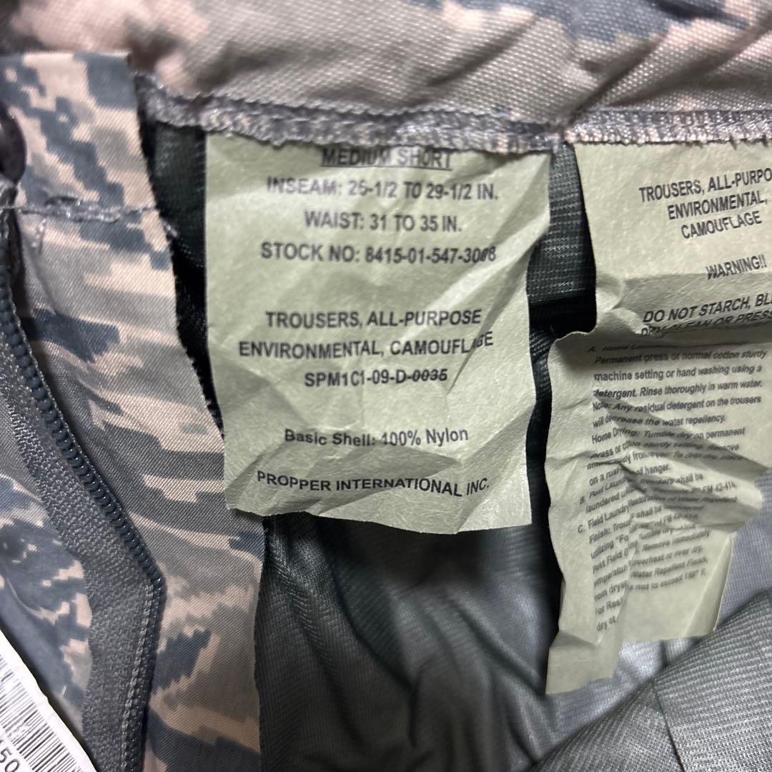デッドストック　ゴアテックス　デジタルタイガーカモ　オーバーパンツ　W31
