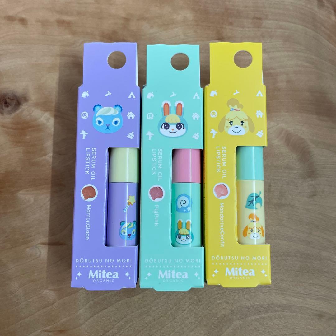 Mitea どうぶつの森 リップケース　セラムオイルリップスティック