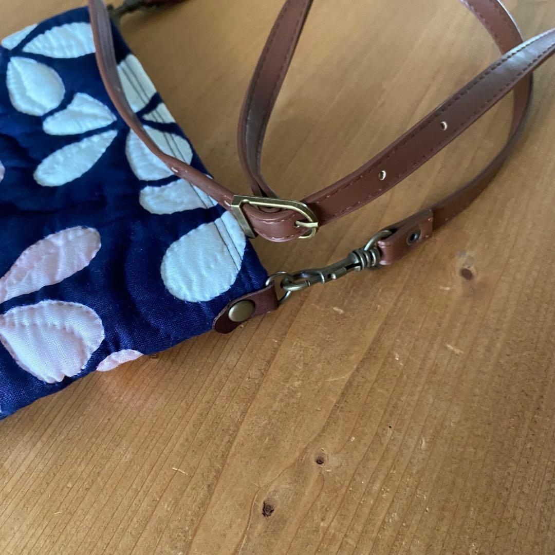 ハワイアンキルト◆ショルダーバッグ◆プルメリア◆ハンドメイド