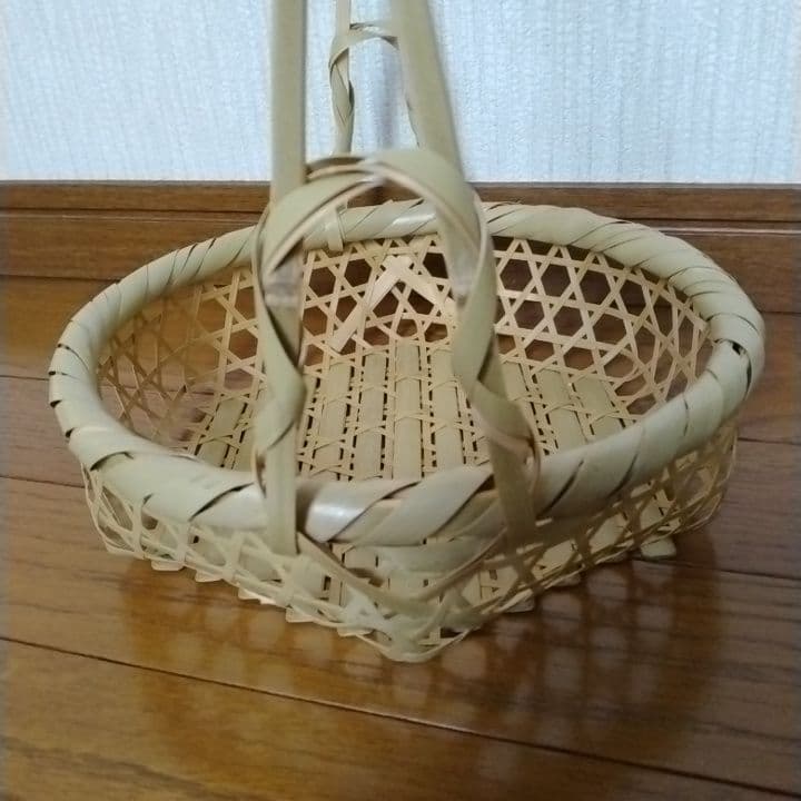 盛篭（六つ目編み）（竹製品）