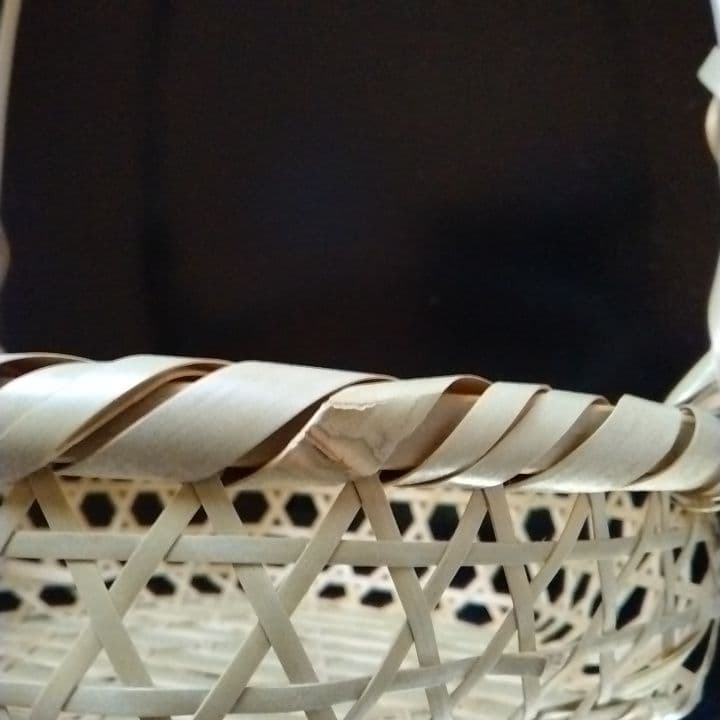 盛篭（六つ目編み）（竹製品）