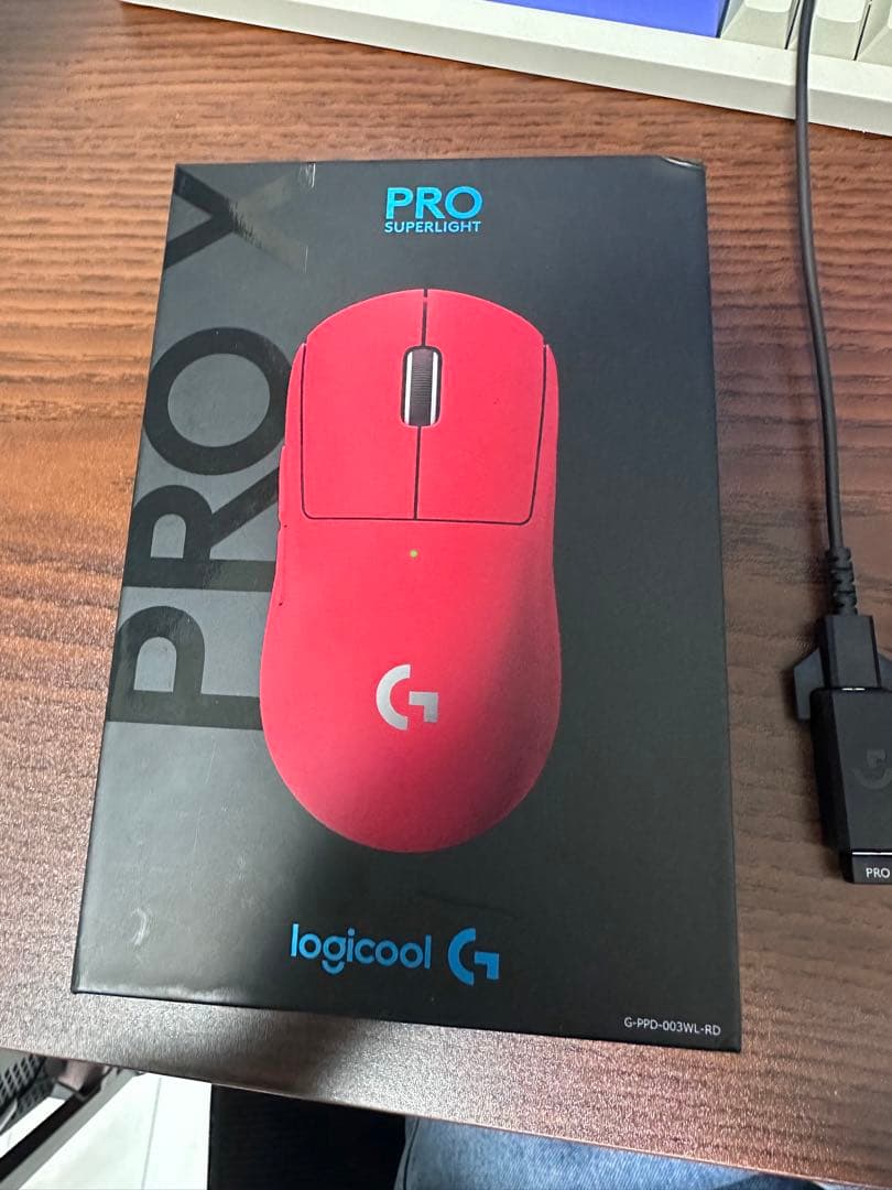 Logicool PRO SUPERLIGHT レッド