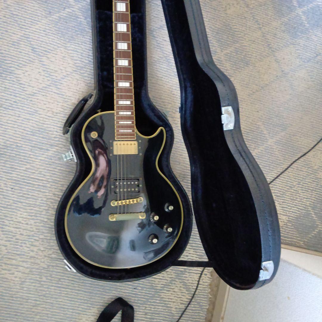 Greco エレキギター ブラック　ハードケースつき