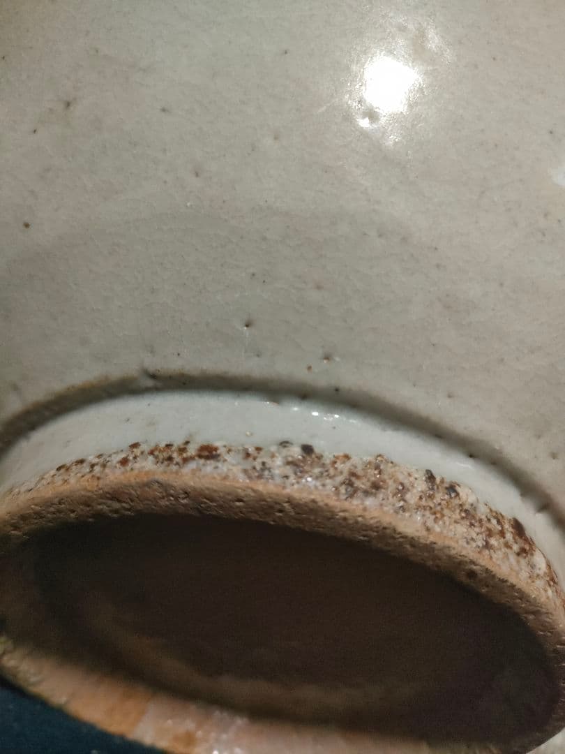 李朝白磁壺　時代物　骨董　朝鮮美術