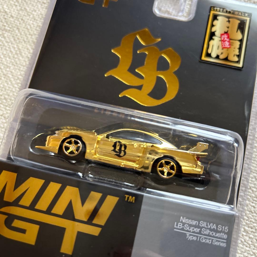 MINI GT Nissan SILVIA S15 ゴールド