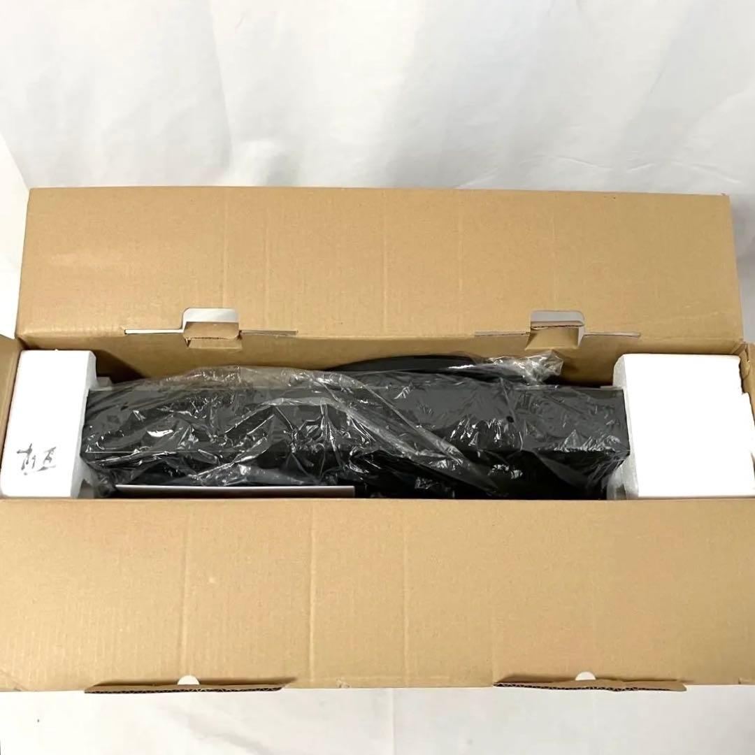 山善 遠赤外線 カーボンヒーター DC-S097(B) ブラック ヒーター 暖房