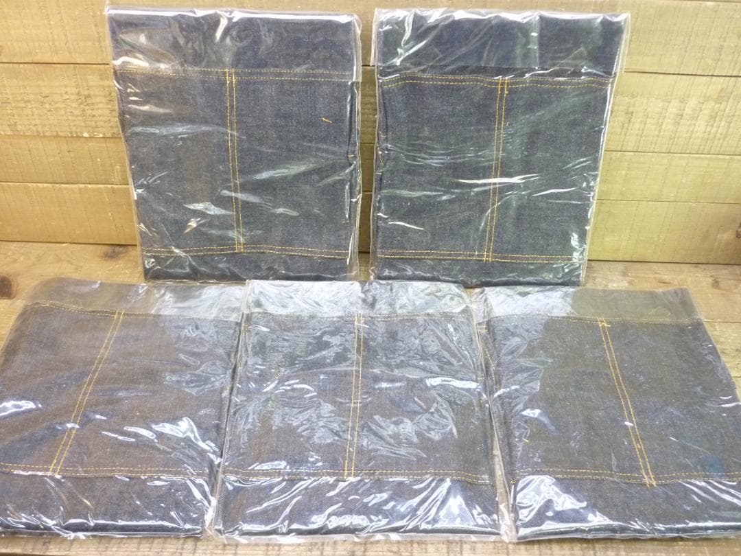 ポッカ コーヒー デニム ワークエプロン ５枚セット ノベルティ 缶コーヒー