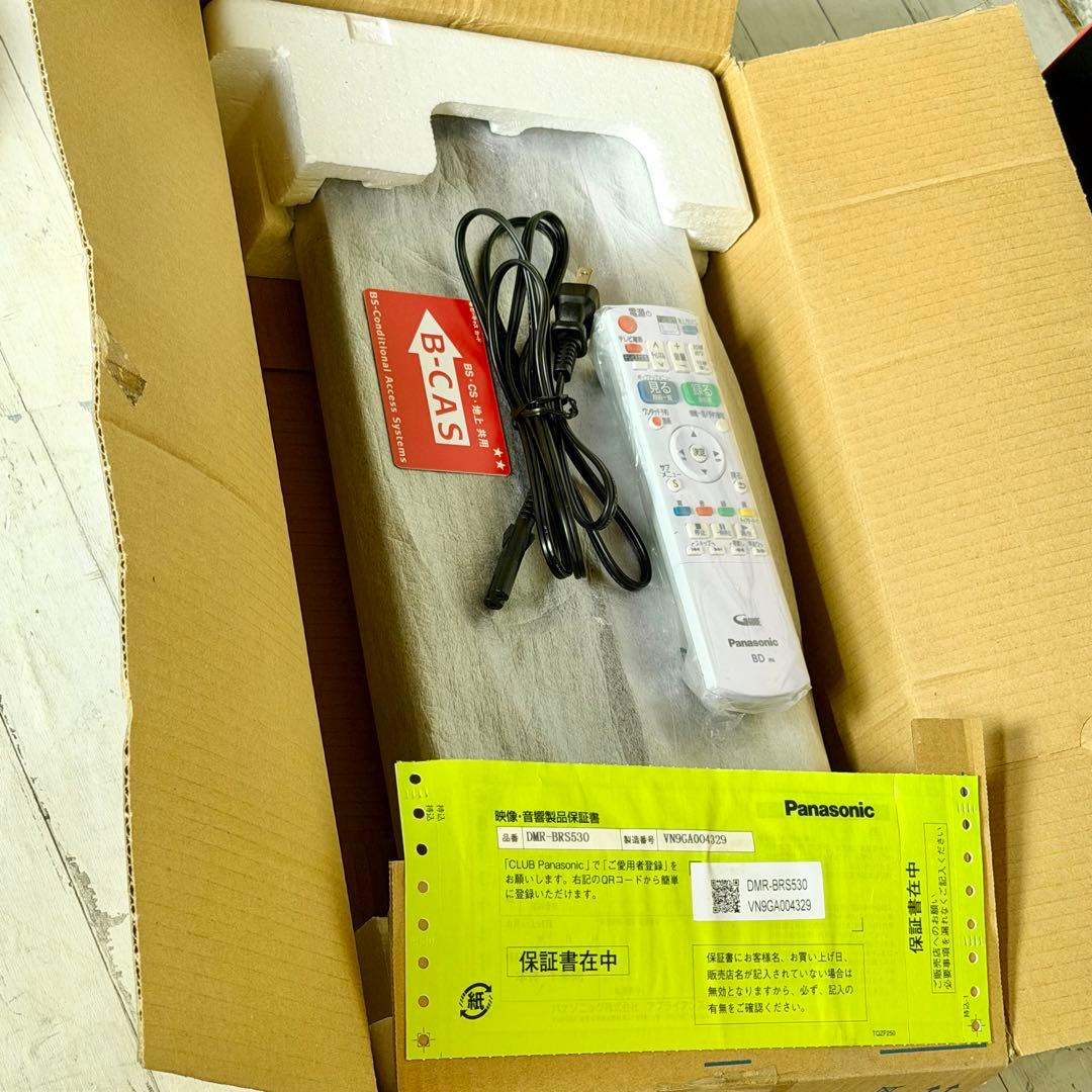 Panasonic「DMR-BRS530」HDD 500GB・シングルチューナー
