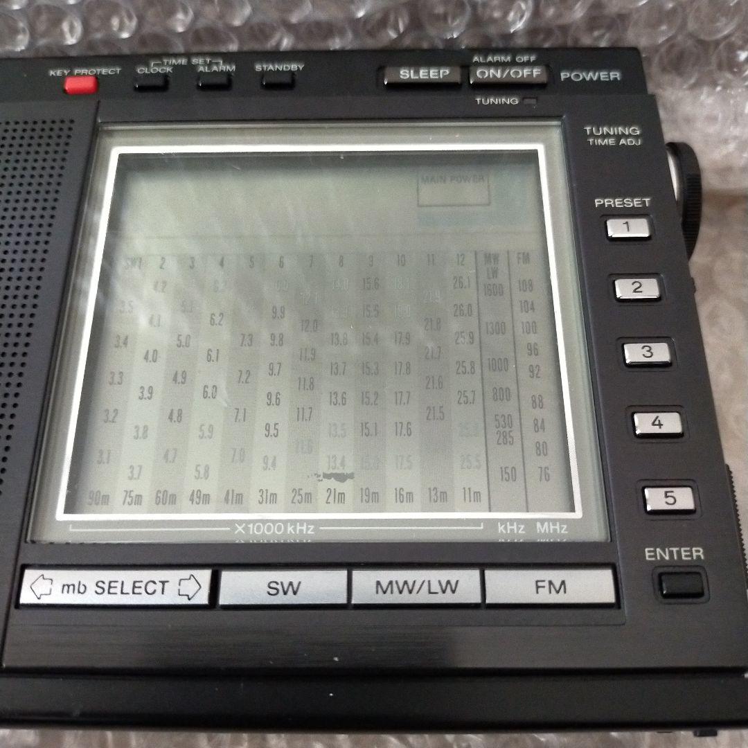 動作品　　SONY ICF-7600DA FM/AM/SW 短波ラジオ