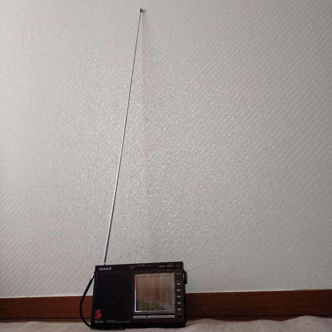 動作品　　SONY ICF-7600DA FM/AM/SW 短波ラジオ