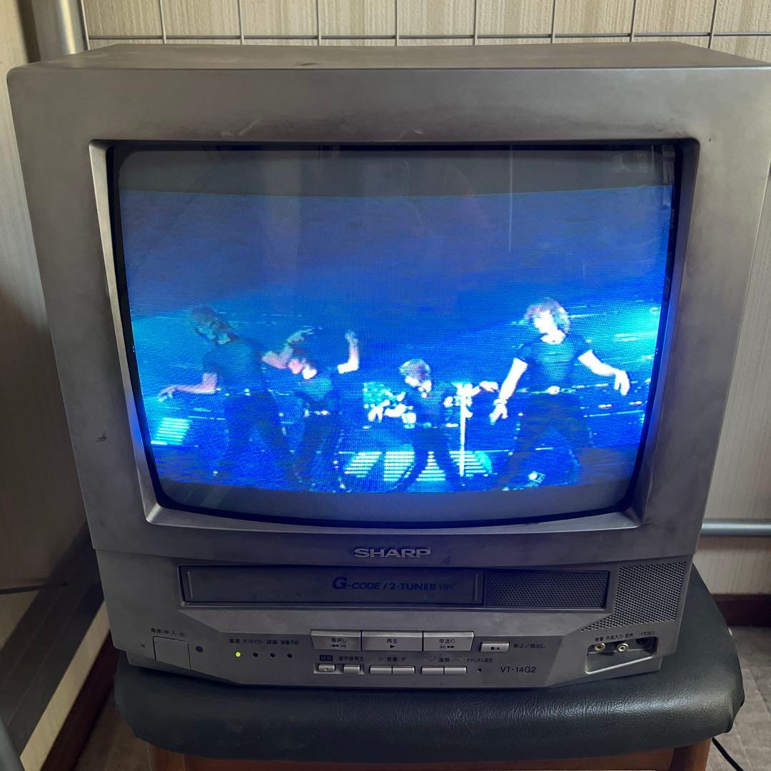 ブラウン管テレビ テレビデオ VT-14G2 SHARP 99年製