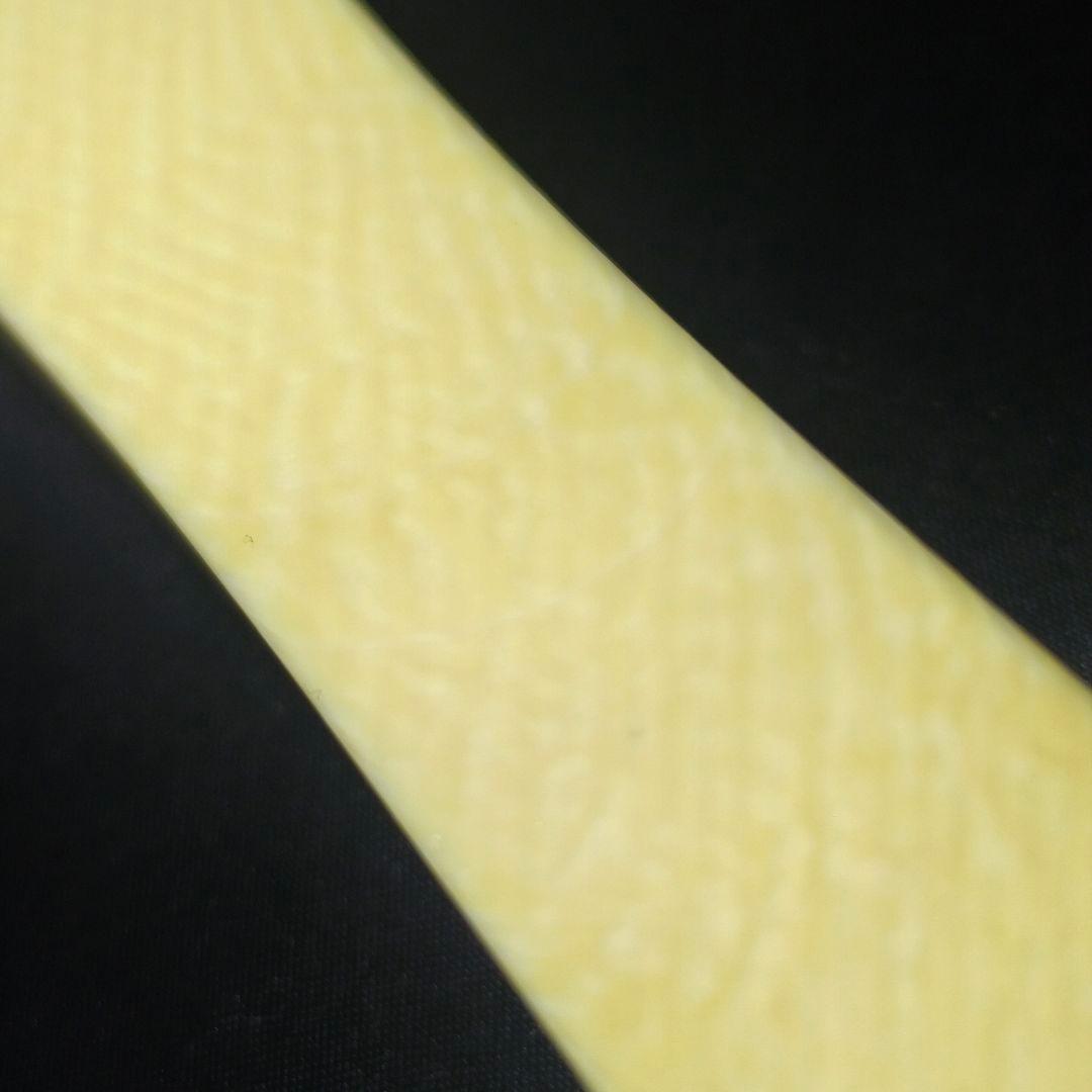 三味線 撥 バチ 天然材細工 縞模袋付 和楽器 旧家蔵出美品