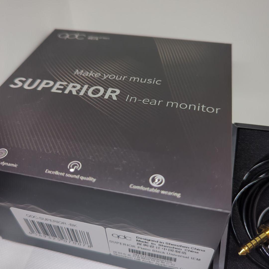 qdc有線イヤホンSUPERIOR （バランスケーブル/USBDACセット）