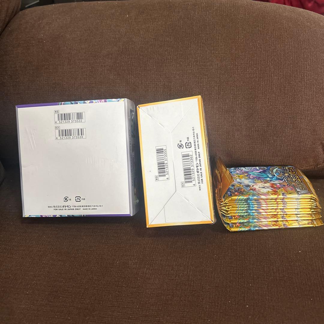ポケカ新品　シュリンク付き バイオレットBOX、ユニバースBOX2セット