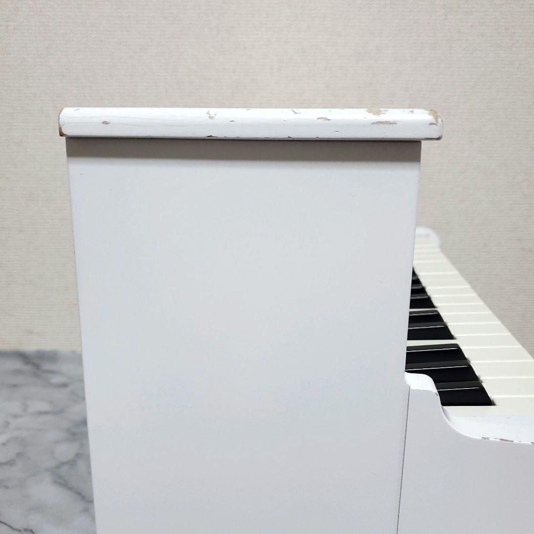 おで カワイ　アップライトピアノ　ミニピアノ　ホワイト