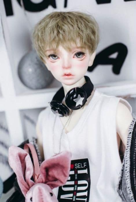 K57 BJD 1/3 人形 ドール　用ウィッグ カツラ 耐熱 ハンドメイド