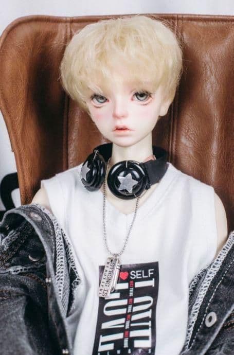 K57 BJD 1/3 人形 ドール　用ウィッグ カツラ 耐熱 ハンドメイド