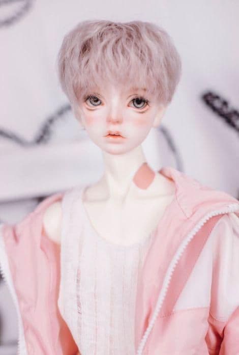 K57 BJD 1/3 人形 ドール　用ウィッグ カツラ 耐熱 ハンドメイド