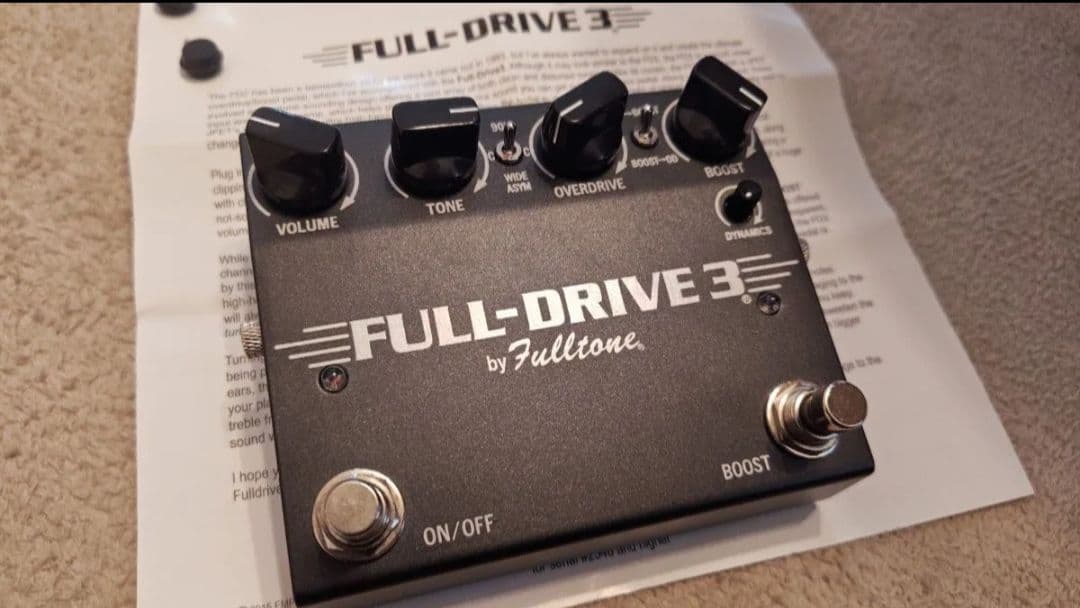 Fulltone FULL-DRIVE3 ギターエフェクター TS ブースター