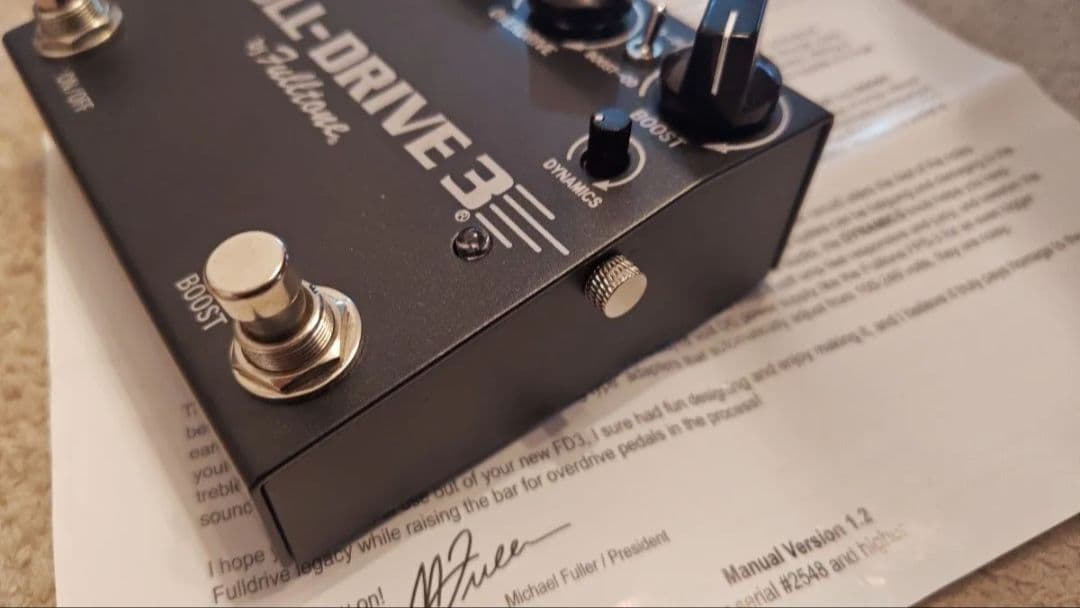 Fulltone FULL-DRIVE3 ギターエフェクター TS ブースター