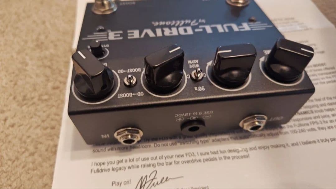 Fulltone FULL-DRIVE3 ギターエフェクター TS ブースター