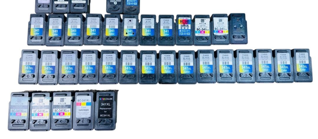 Canon キャノン 空インクカートリッジ 使用済カートリッジ 合計64個