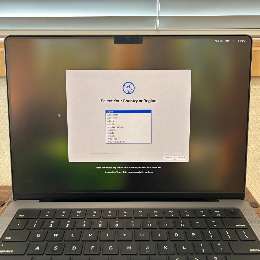 MacBook Pro 14インチ USキーボード 512GB 16GB