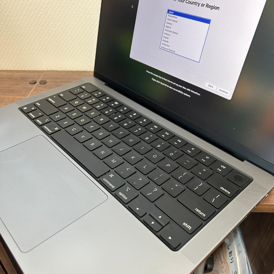 MacBook Pro 14インチ USキーボード 512GB 16GB