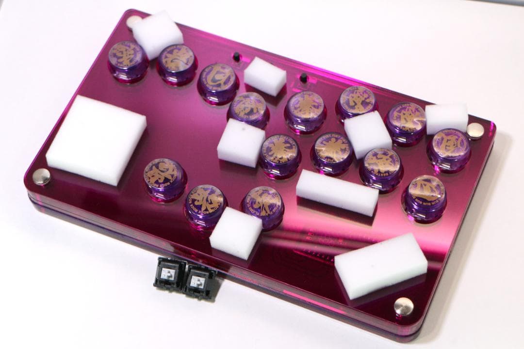 自作レバーレスコントローラー｜15ボタン｜カスタムボタン｜SF6・CPT準拠