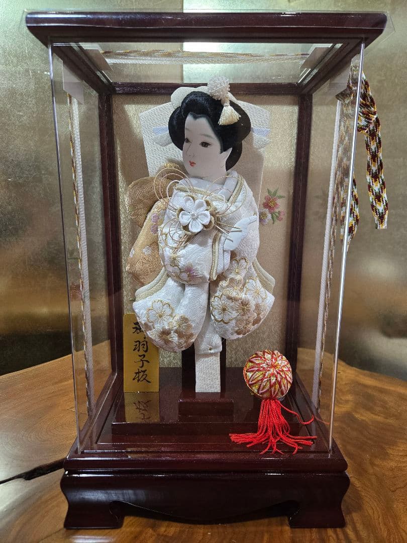 【展示品限り】正月飾り　羽子板　ケース飾り　※閉店セール　H33