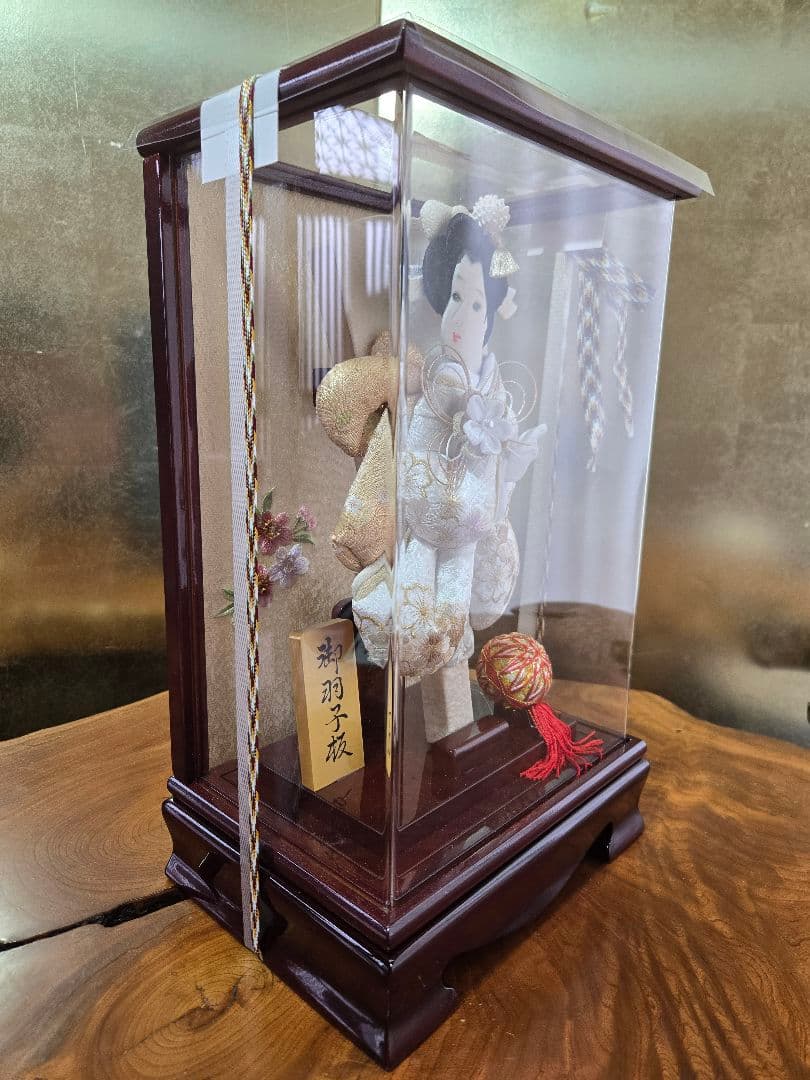 【展示品限り】正月飾り　羽子板　ケース飾り　※閉店セール　H33