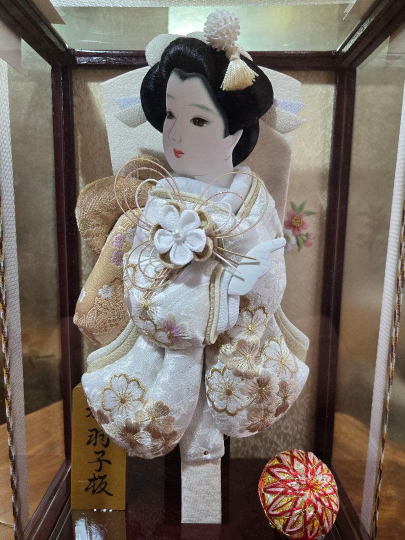 【展示品限り】正月飾り　羽子板　ケース飾り　※閉店セール　H33