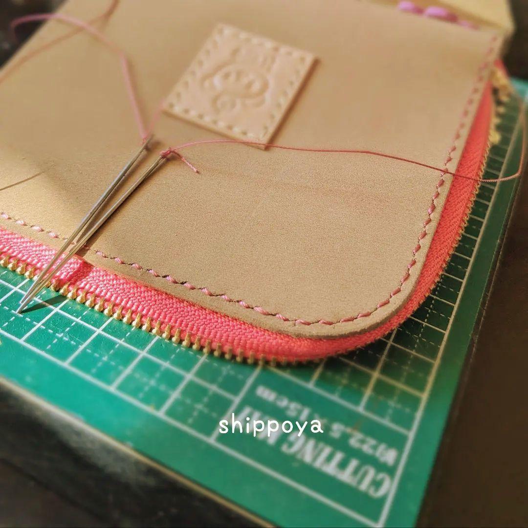 しぇりーめい様/専用/セミオーダー/L字ファスナーミニ財布