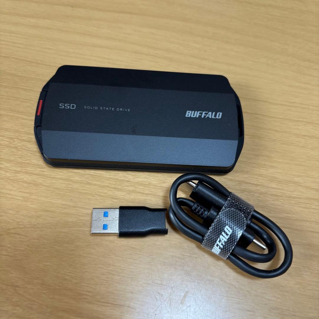 BUFFALO ポータブルSSD 外付けポータブルSSD