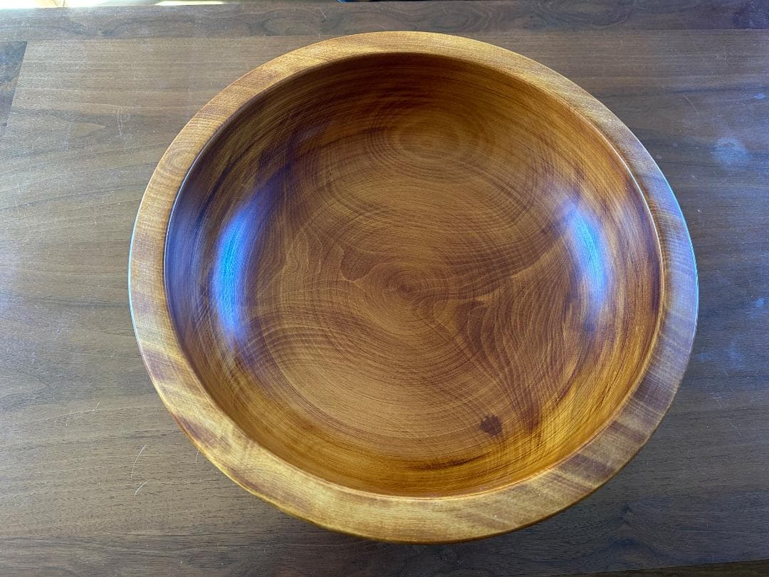 蕎麦道具　こね鉢　栃材　40センチ